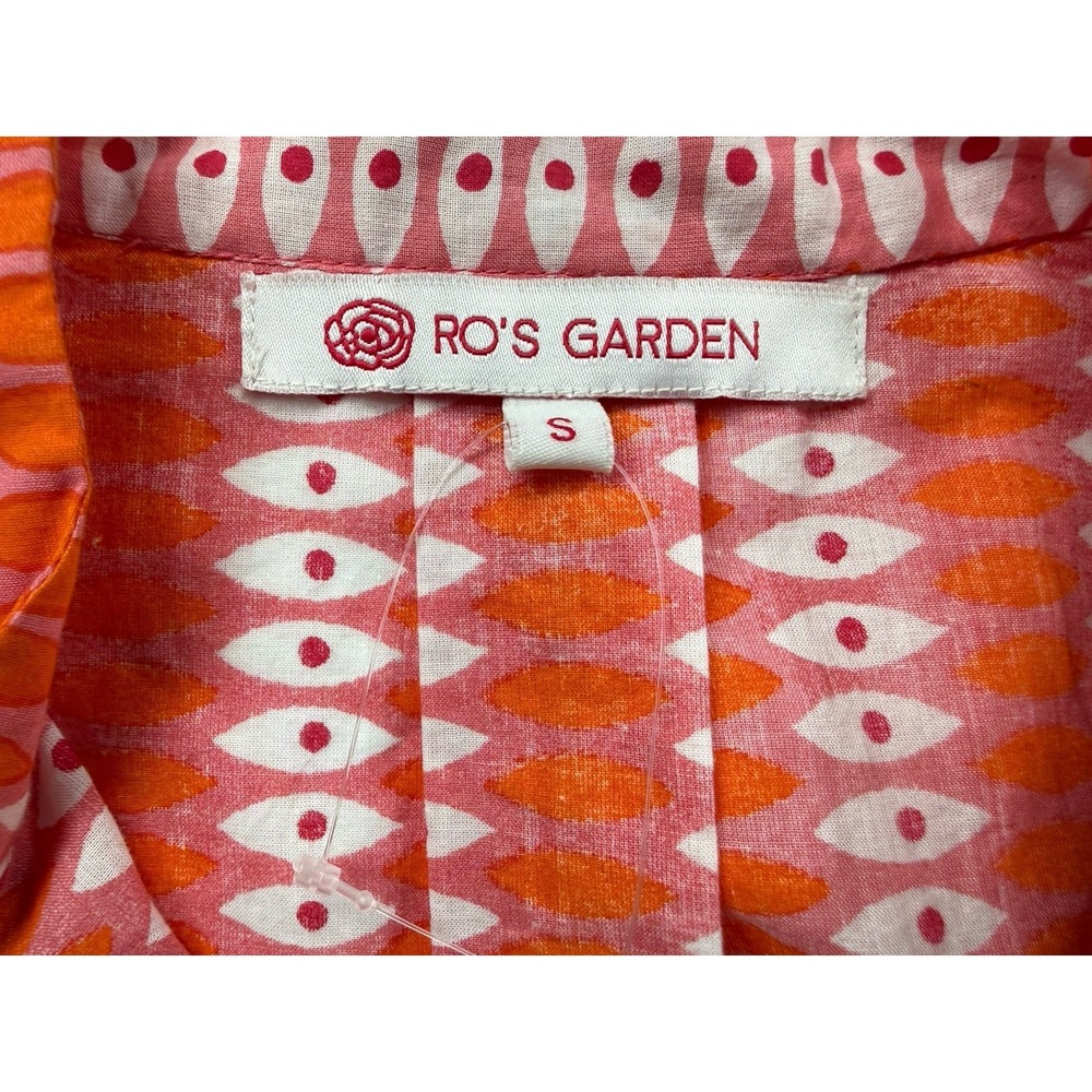 RO'S GARDEN Alessandra Maxi Caftan Colorful Tassels Anthropologie Size Small New - Picture 9 of 14